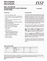 DataSheet IS61LF6436A pdf